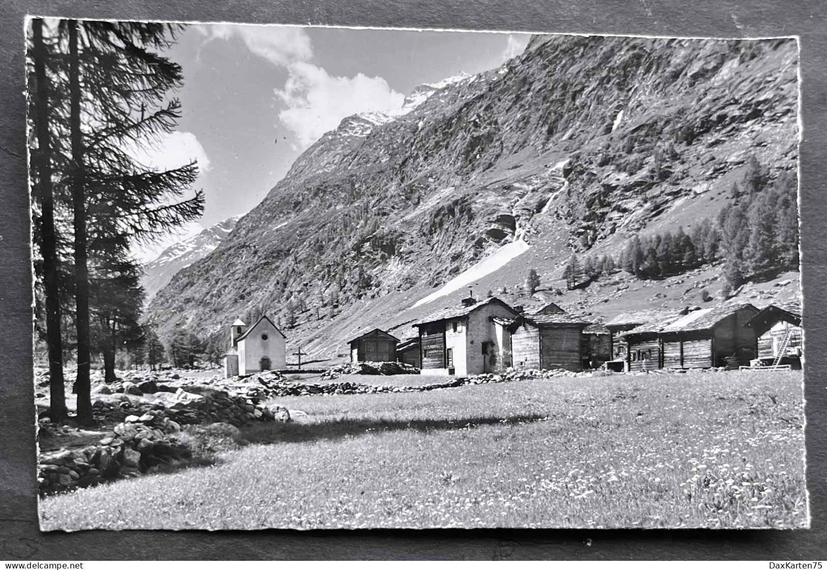 Saas - Almagell, Zermeiggern Am Weg N. Mattmark - Saas-Almagell