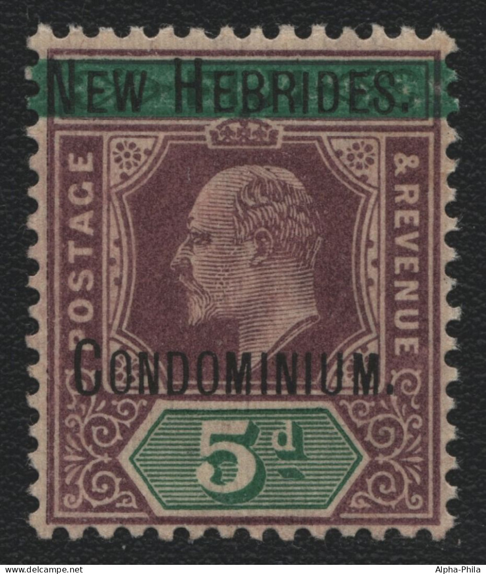 Neue Hebriden 1908 - Mi-Nr. 4 ** - MNH - Edward VII - Nuevos