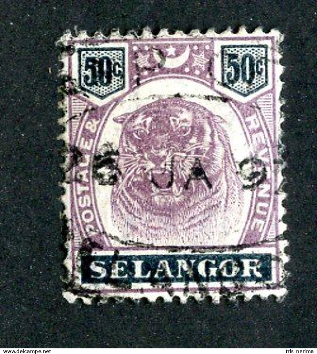 8045 BCXX 1895 Malaysia Scott # 34 Used (offers Welcome) - Selangor