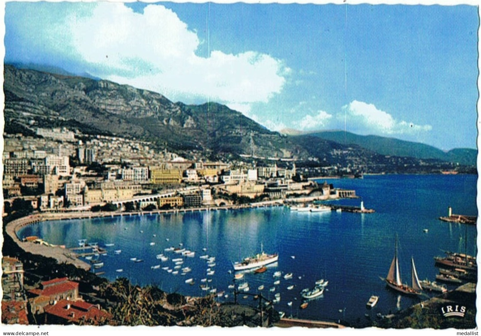 CPM..MONACO..LE PORT ET VUE SUR MONTE CARLO - Haven