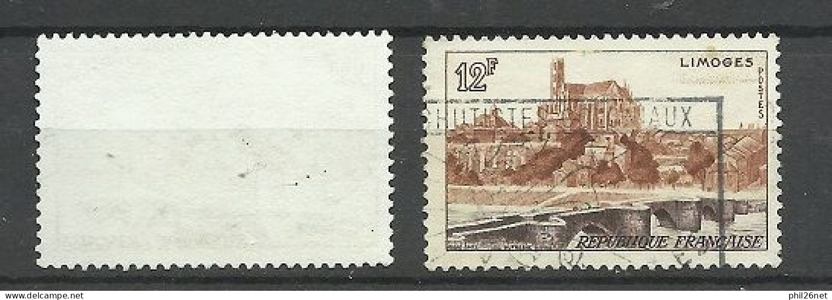 France  N° 1019  Limoges Ocre Et  Gris Oblitéré   B/TB Le  Timbre Type Sur Les Scans Pour Comparer Soldé ! ! ! - Usati