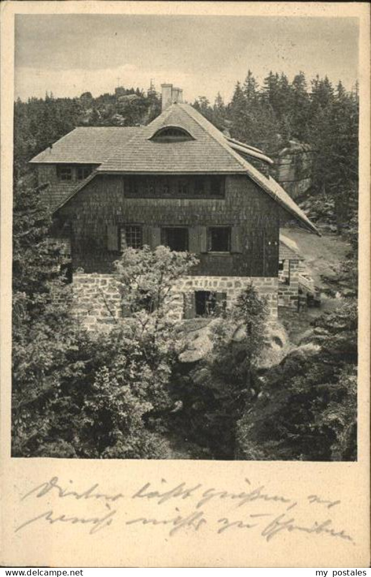 41342153 Dreisessel Unterkunftshaus Vom Dreisesselfelsen Aus  Dreisessel - Freyung