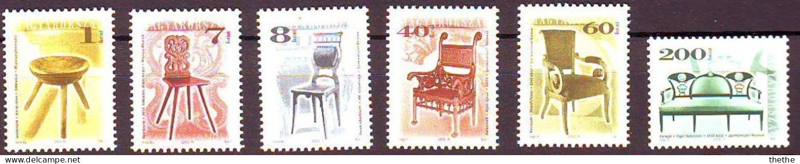 HONGRIE - Chaises Et Fauteuils De Style - Oblitérés - Used Stamps