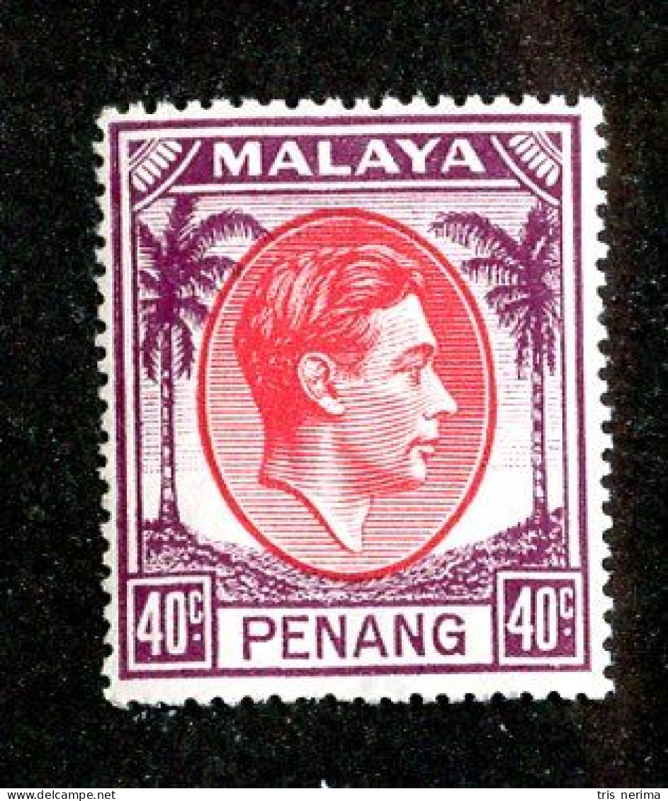 8059 BCXX 1949 Malaysia Scott # 18 MNH** (offers Welcome) - Penang