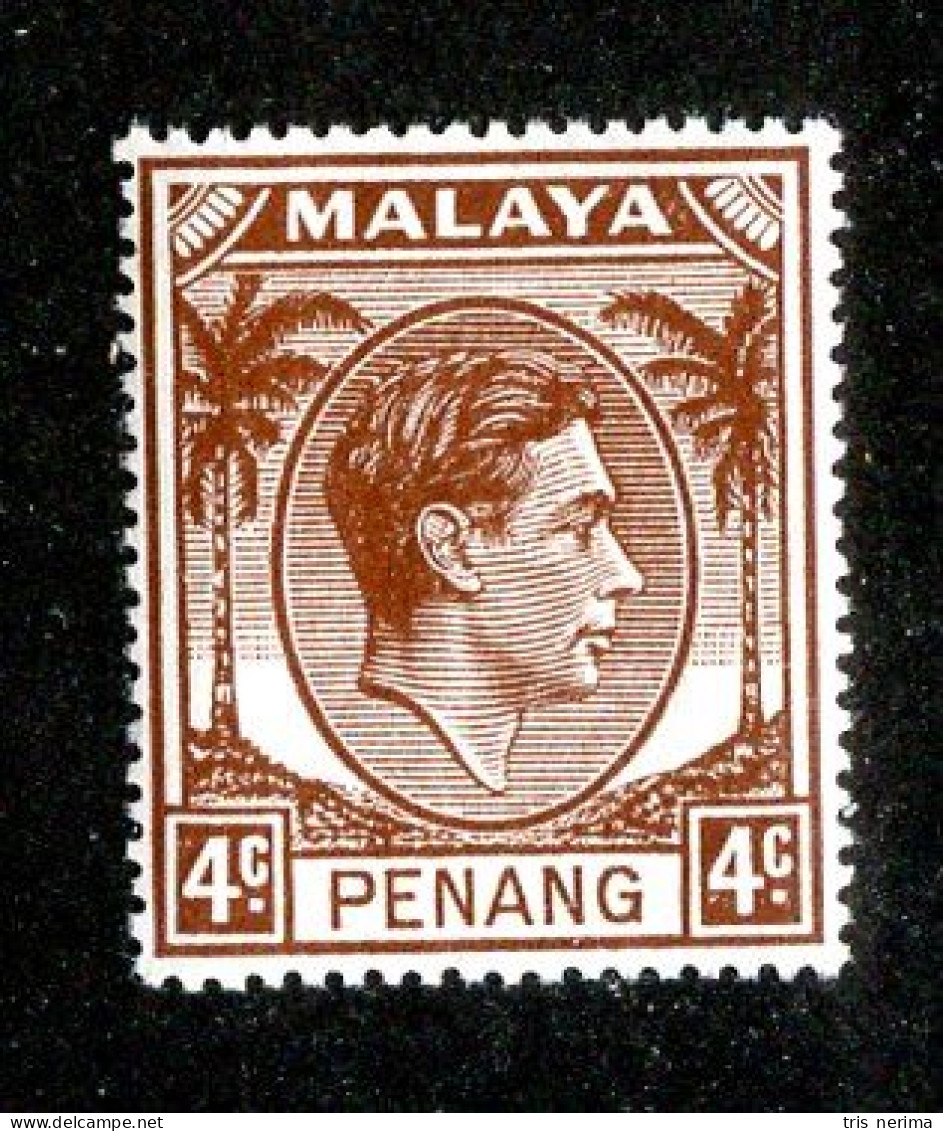 8066 BCXX 1949 Malaysia Scott # 6 MNH** (offers Welcome) - Penang