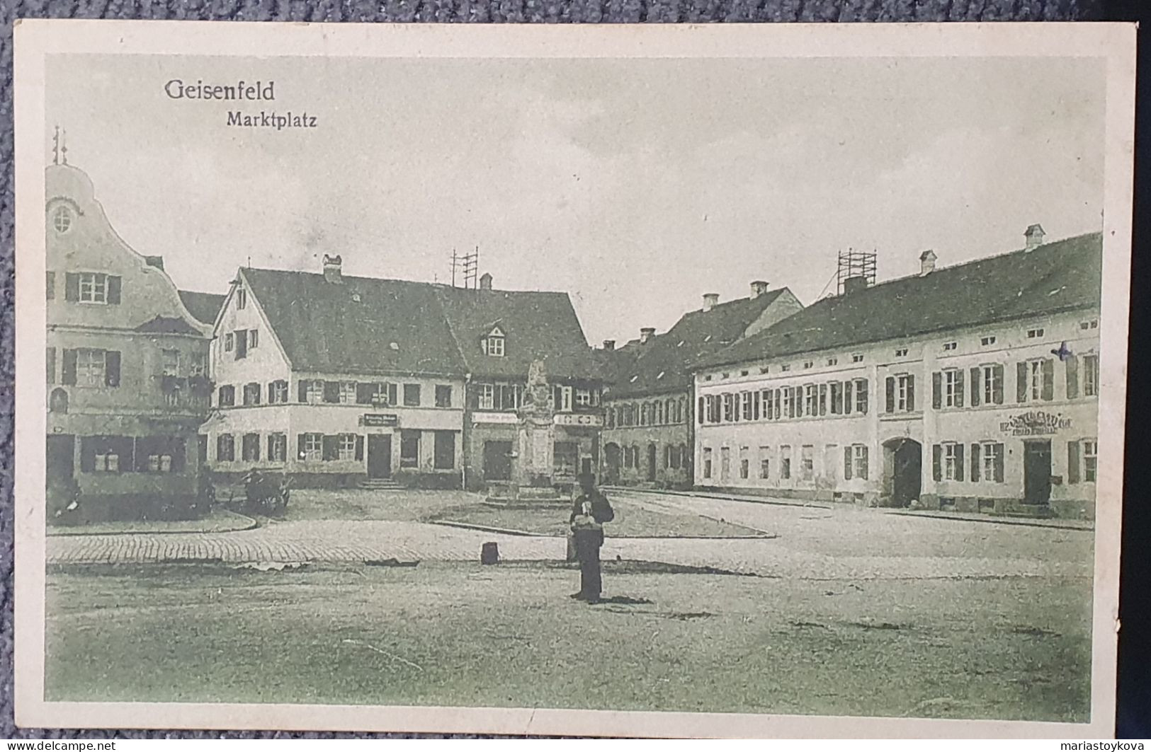 1923. Geisenfeld. Marktplatz. - Geisenfeld