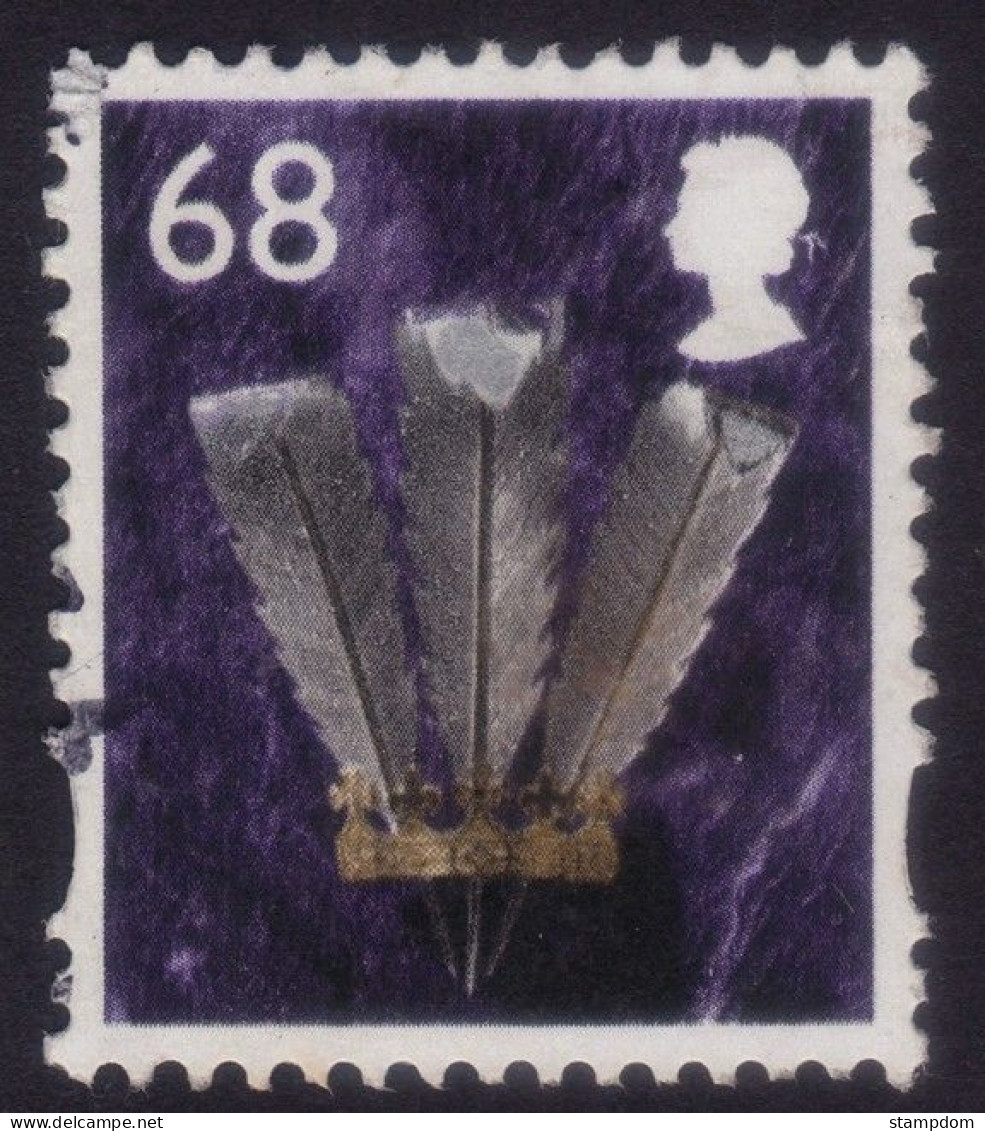 GREAT BRITAIN 2011 Wales & Monmouthshire 68p Feathers Sc#38 - USED @R197 - Galles