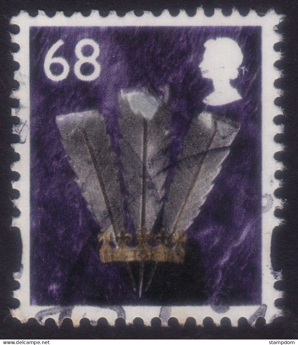 GREAT BRITAIN 2011 Wales & Monmouthshire 68p Feathers Sc#38 - USED @R214 - Wales