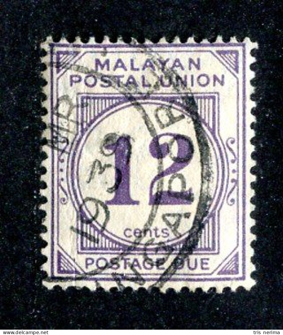 8093 BCXX 1936 Malaysia Scott # J11 Used (offers Welcome) - Malayan Postal Union