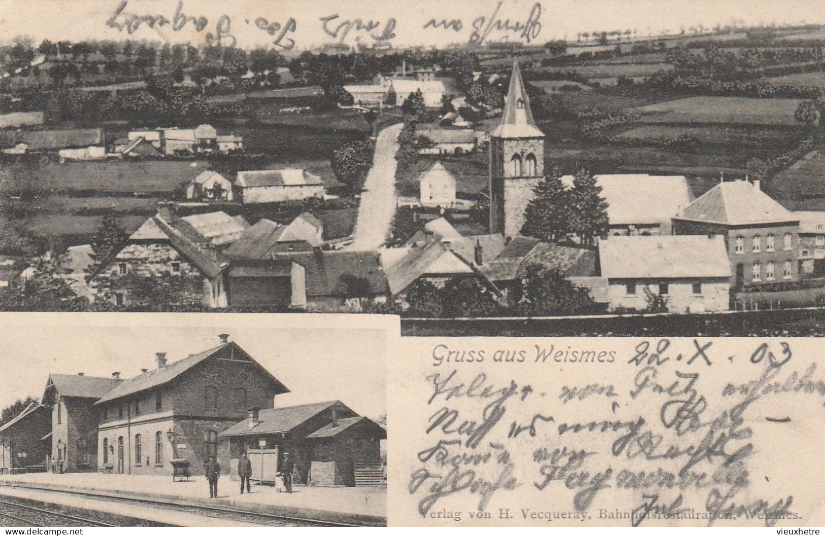 WAIMES  WEISMES Gare Bahnhof Trein Statie - Weismes