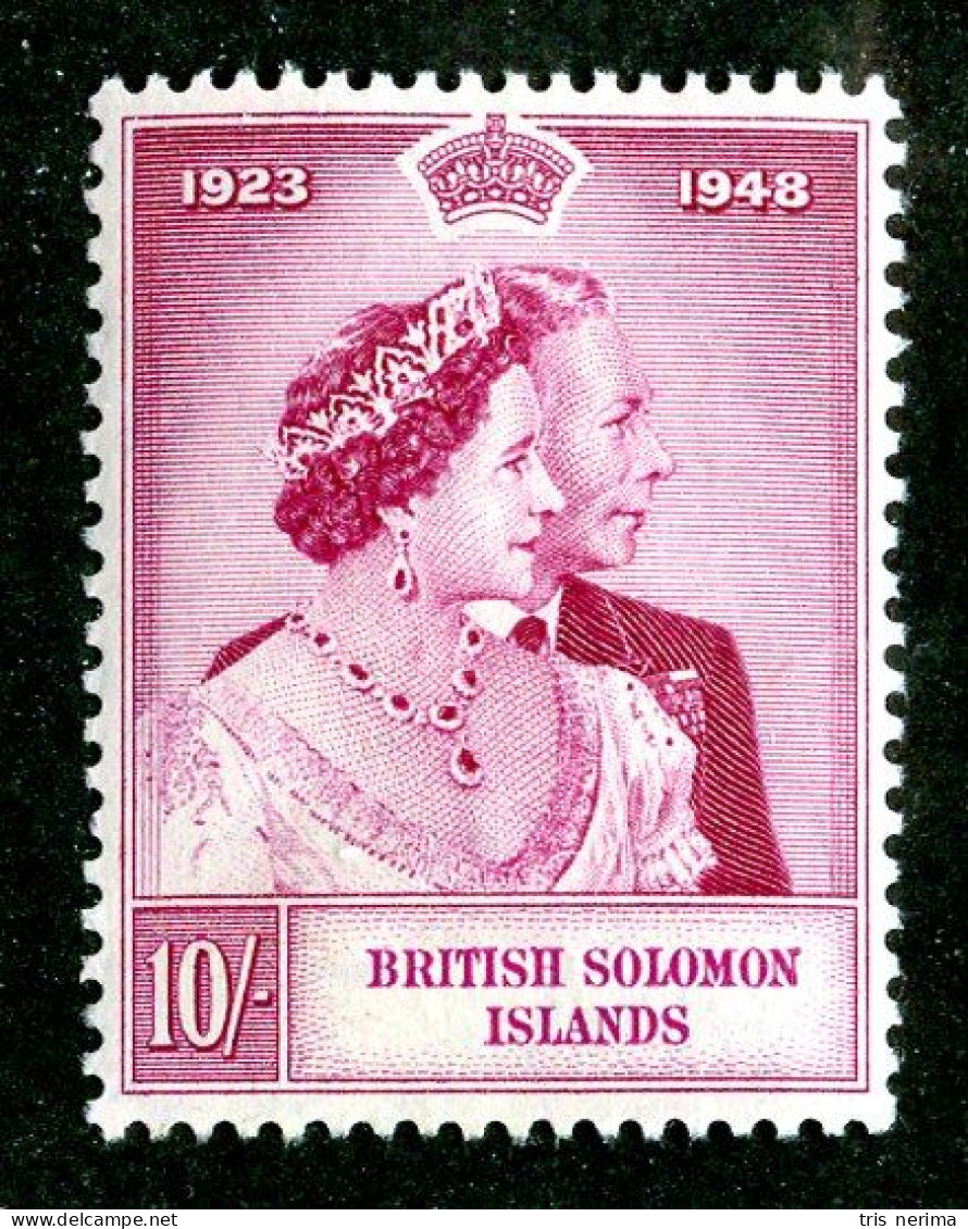 8107 BCXX 1949 Solomon Is Scott # 83 MVLH* (offers Welcome) - Isole Salomone (...-1978)