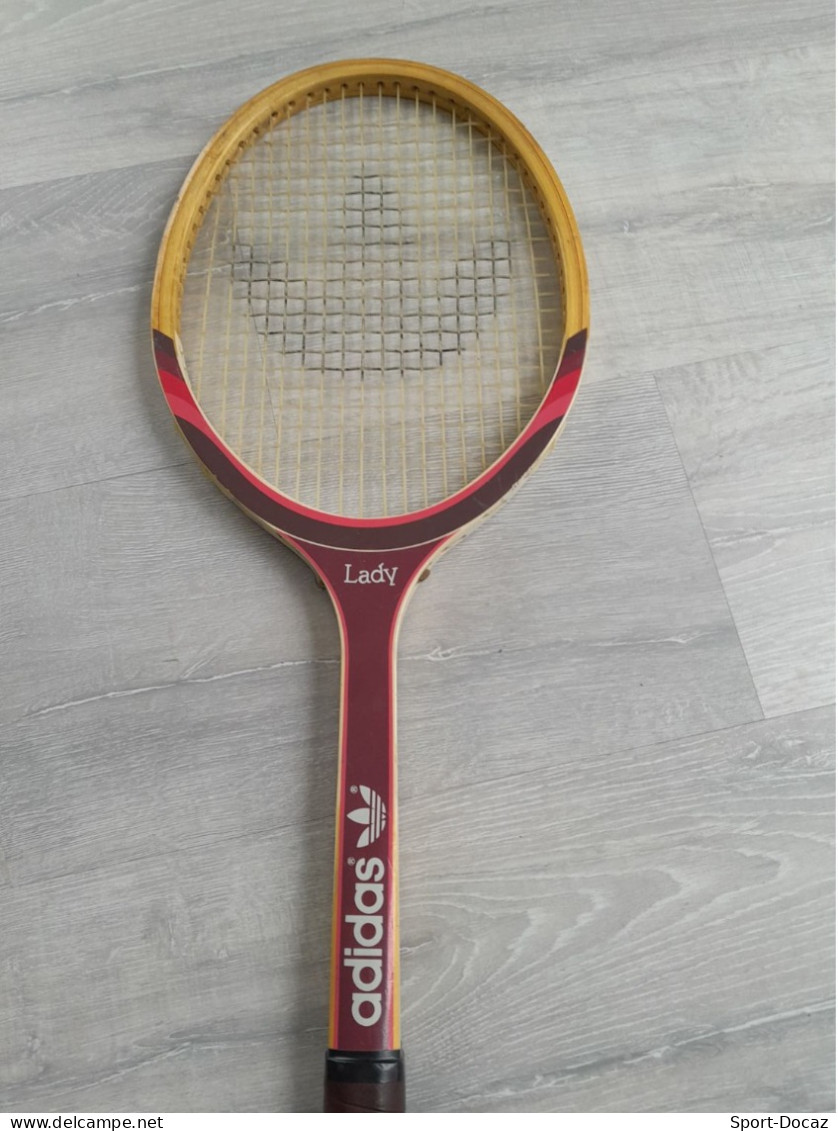 Raquette De Tennis En Bois - Autres & Non Classés