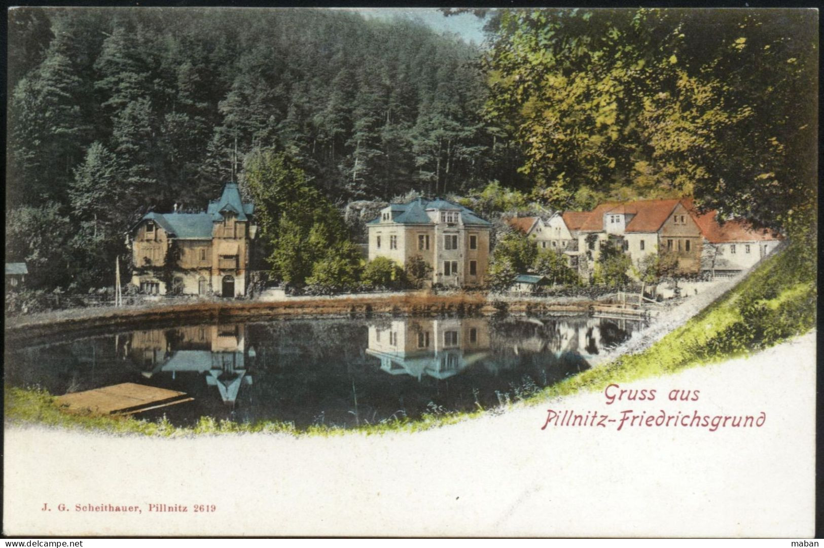 Gruss Aus Pillnitz-Friedrichsgrund - J. G. Scheithauer 1900 - Pillnitz