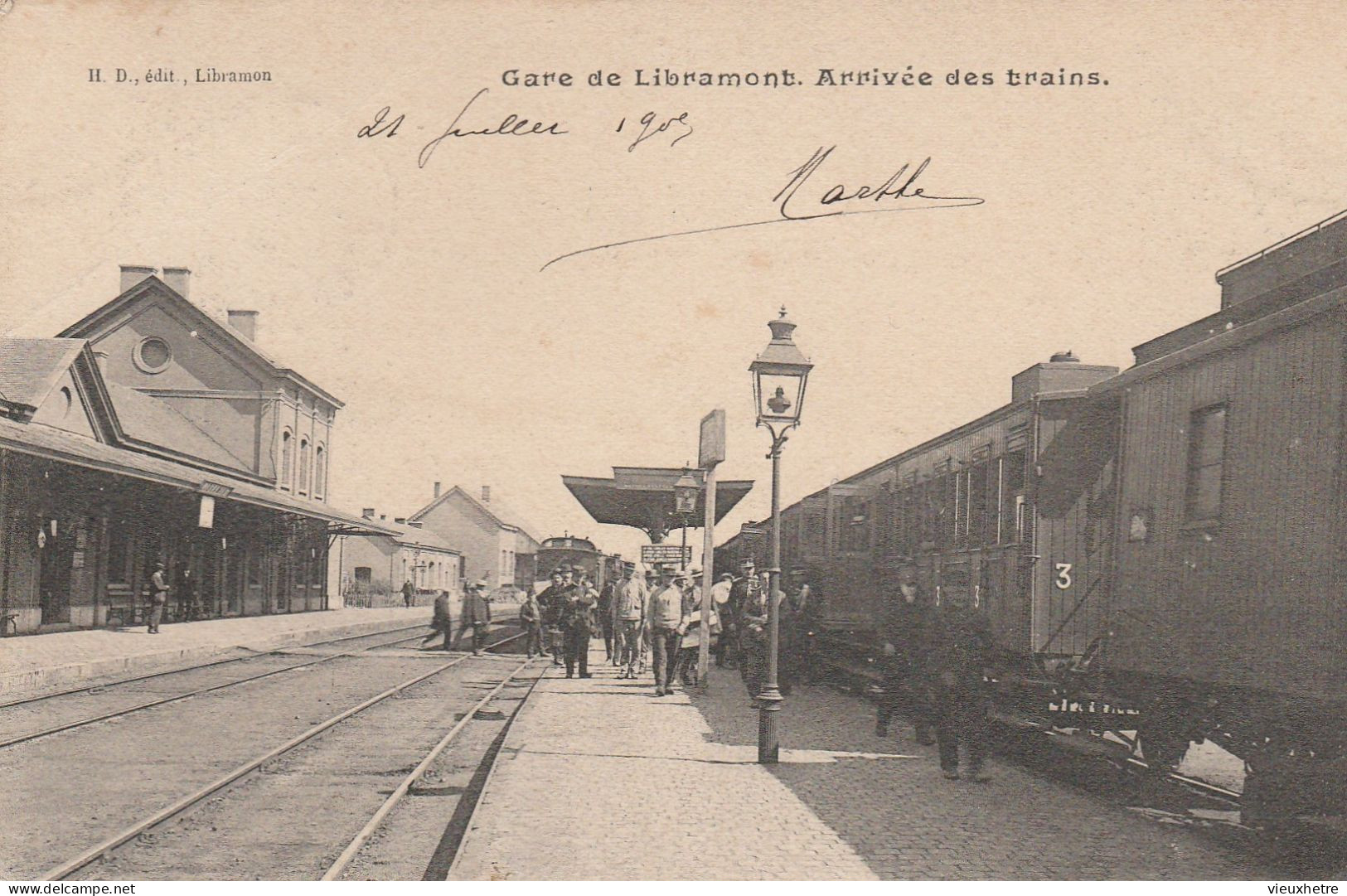 LIBRAMONT  Gare Bahnhof Trein STATIE - Libramont-Chevigny