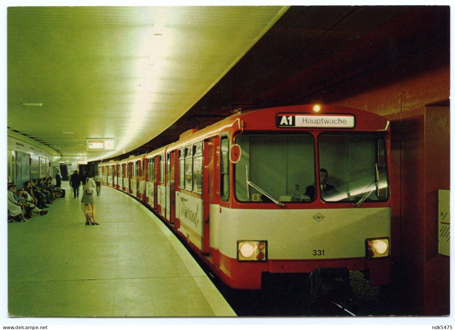 FRANFURT A. MAIN : U-BAHN / SUBWAY (10 X 15cms Approx.) - Métro