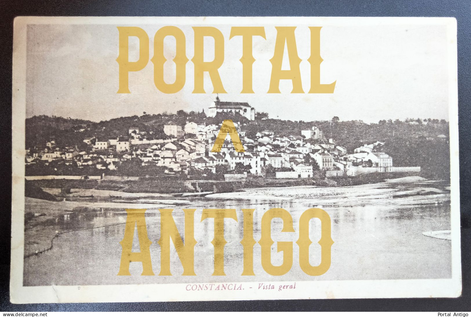 CONSTÂNCIA - Vista Geral - Santarém - Portugal - Circulado 1935 (2 Scans) - Santarem