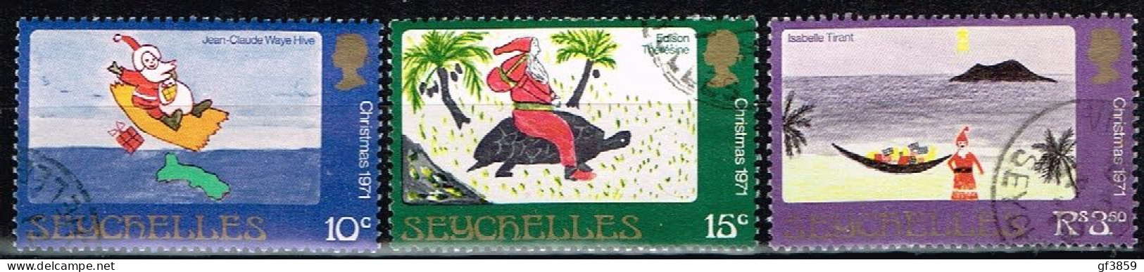 SEYCHELLES / Oblitérés / Used / 1971 - Noel - Seychelles (...-1976)