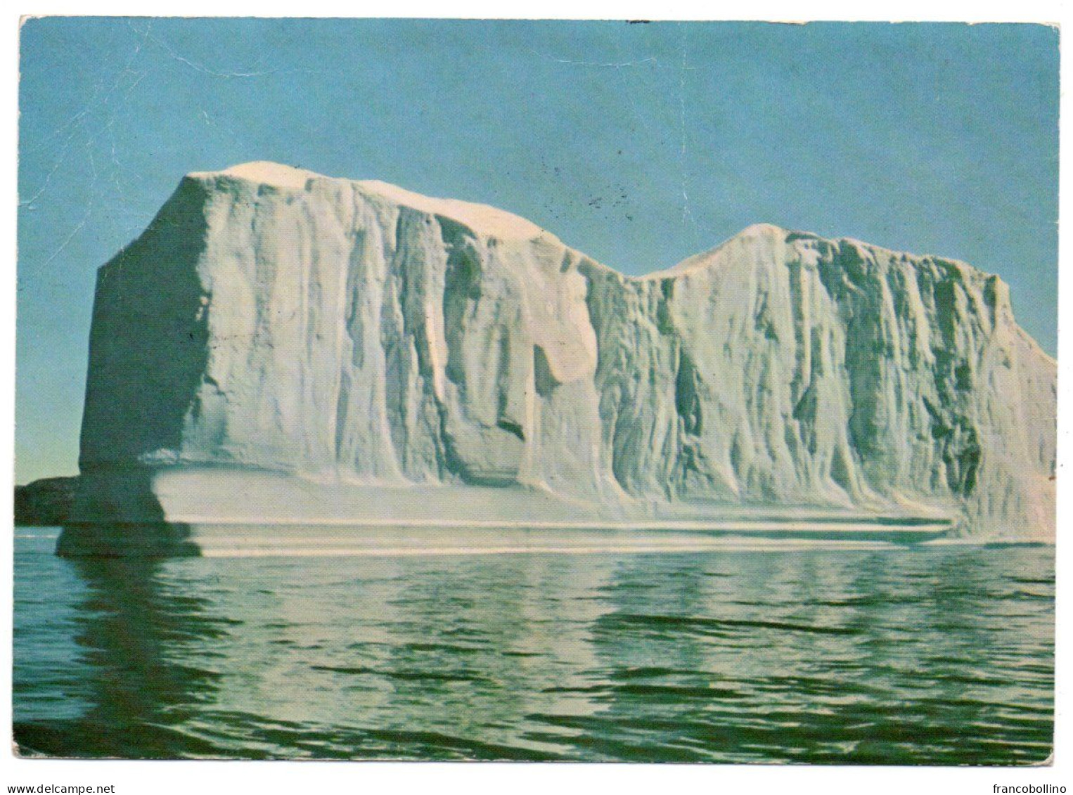 GREENLAND - ICEBERG ON THE WESTERN COAST/SPECIAL CANCEL SDR.STROMFJORD AIRPORT - Groenland