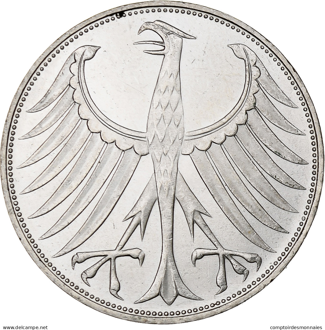 République Fédérale Allemande, 5 Mark, 1974, Karlsruhe, Argent, SUP, KM:112.1 - 5 Marchi