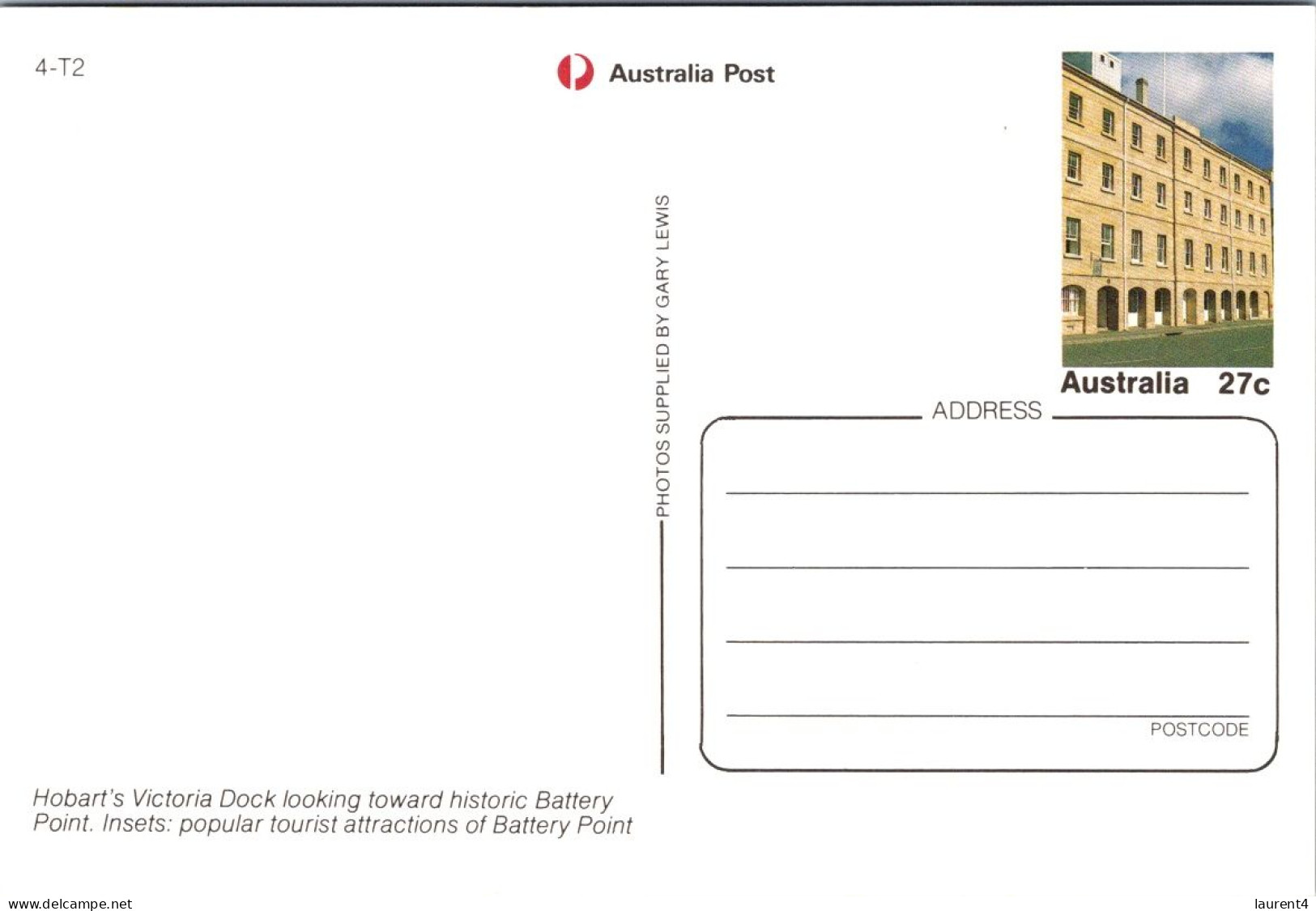 22-1-2024 (2 X 1) Australia (2 Pre-pai Maxicqrd) Tasmania (TAS) City Of HOBART - Hobart