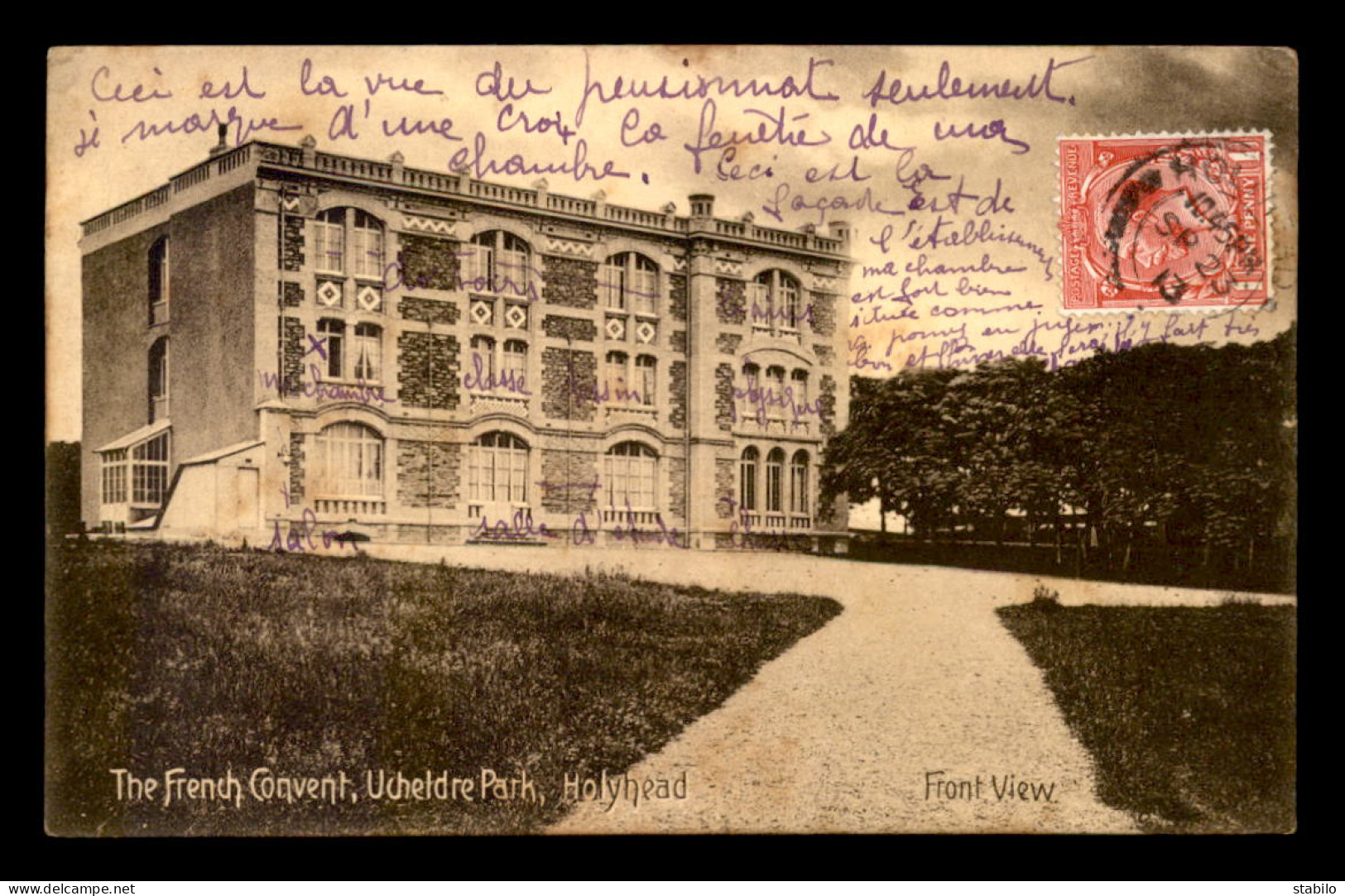 ROYAUME-UNI - PAYS DE GALLES - HOLYHEAD - THE FRENCH CONVENT UCHELDRE PARK - Anglesey