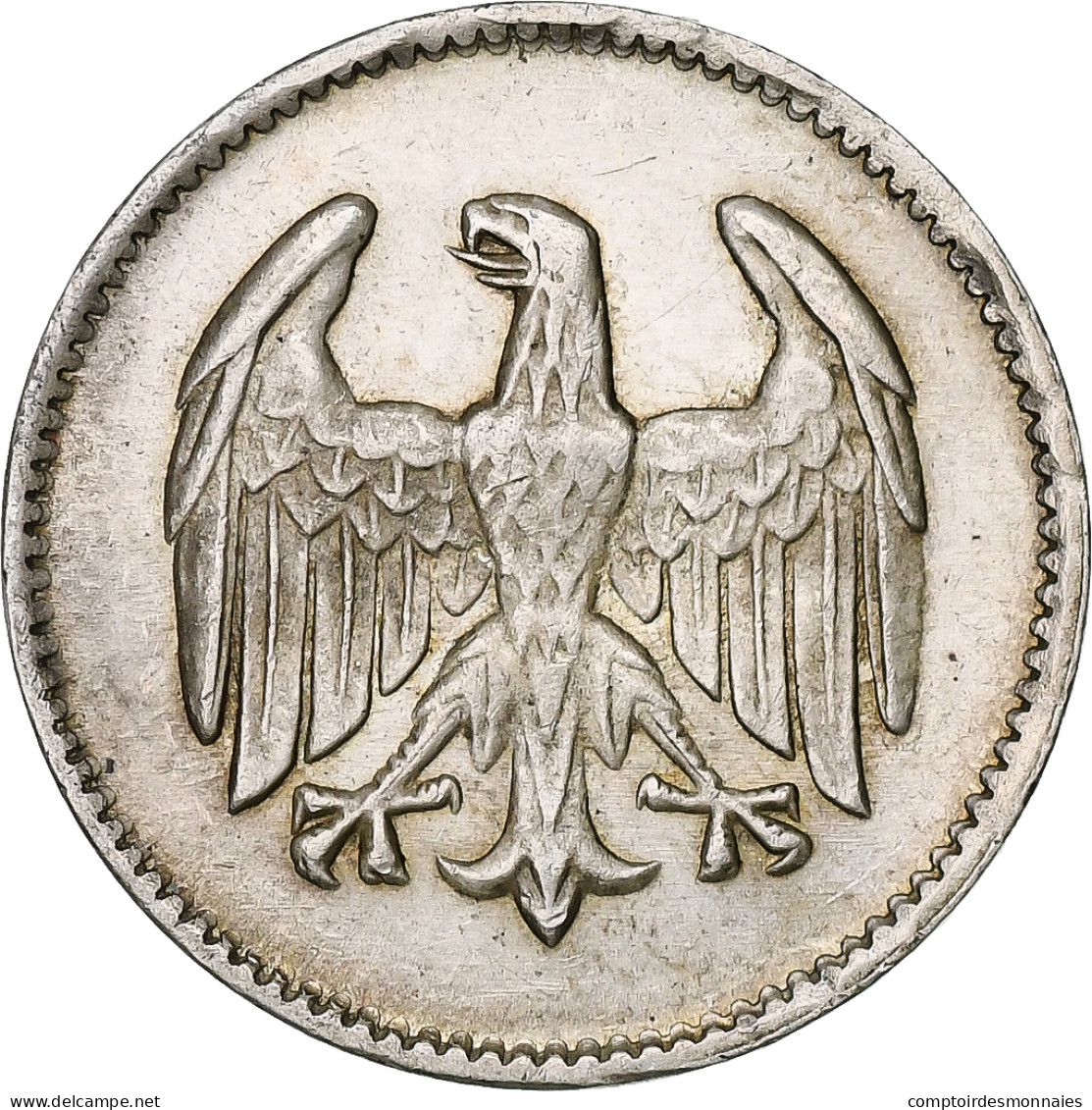 Allemagne, République De Weimar, 1 Mark 1924 F, KM 42 - 1 Mark & 1 Reichsmark