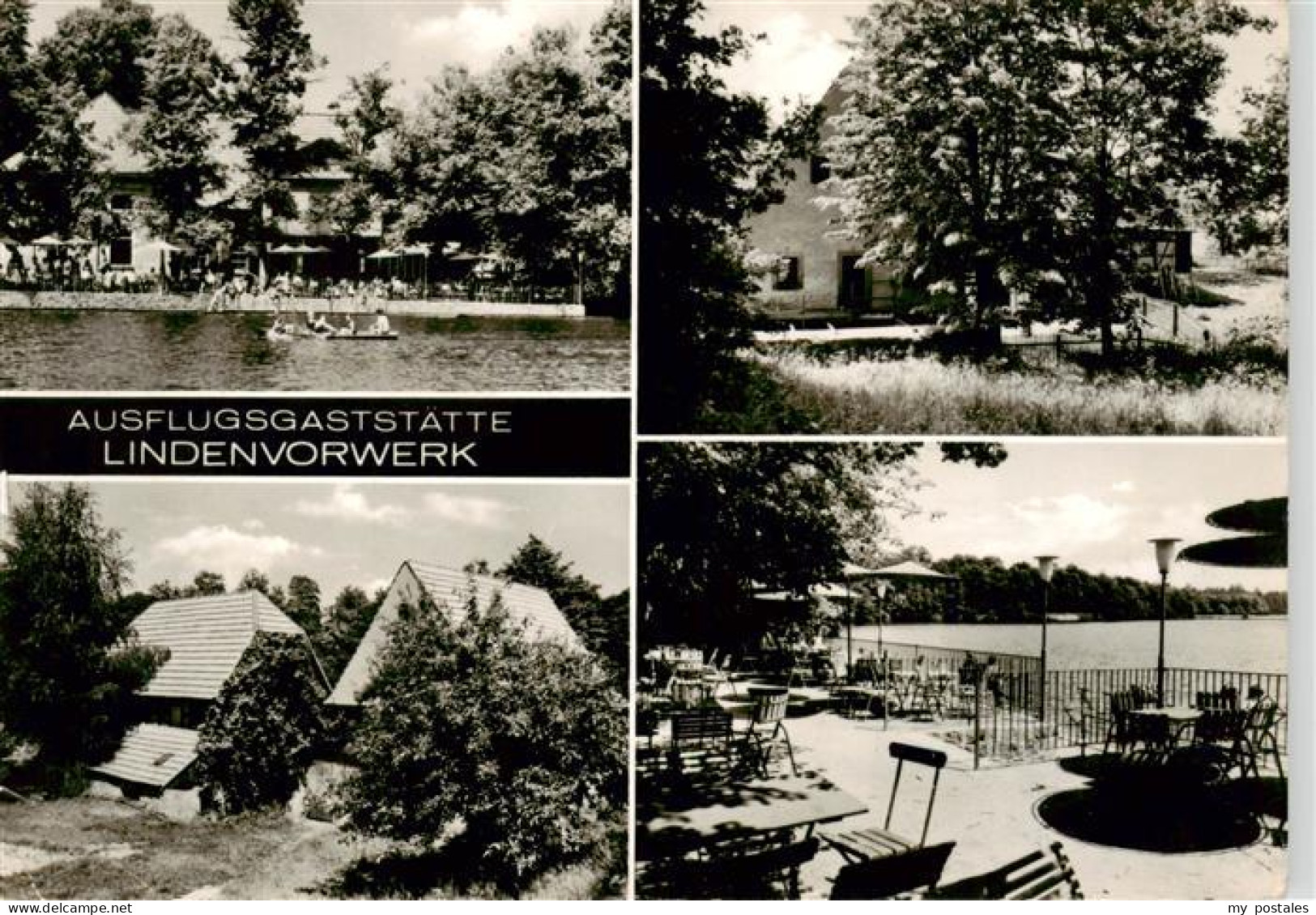 73911983 Kohren-Sahlis Ausflugsgaststaette Lindenvorwerk Gartenterrasse - Kohren-Sahlis