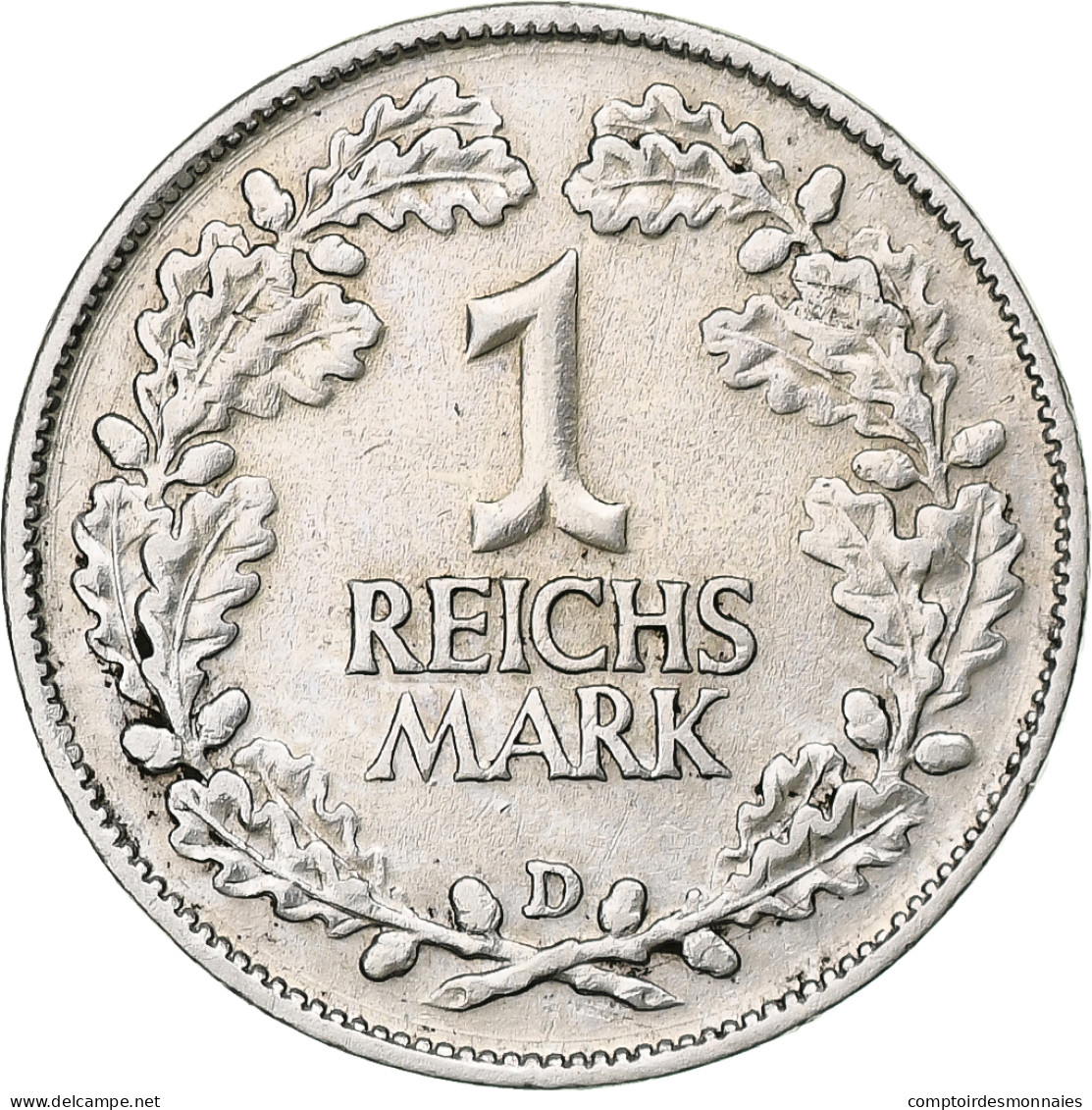 Allemagne, République De Weimar, Mark, 1925, Munich, Argent, TTB+, KM:42 - 1 Marco & 1 Reichsmark