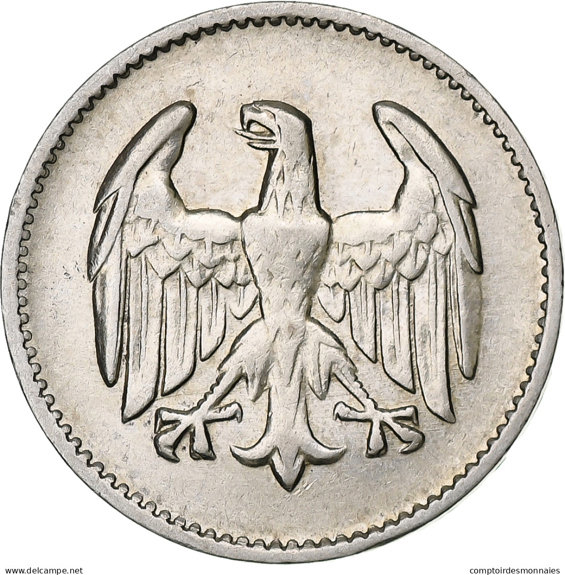 Monnaie, Allemagne, République De Weimar, Mark, 1924, Stuttgart, TTB, Argent - 1 Marco & 1 Reichsmark