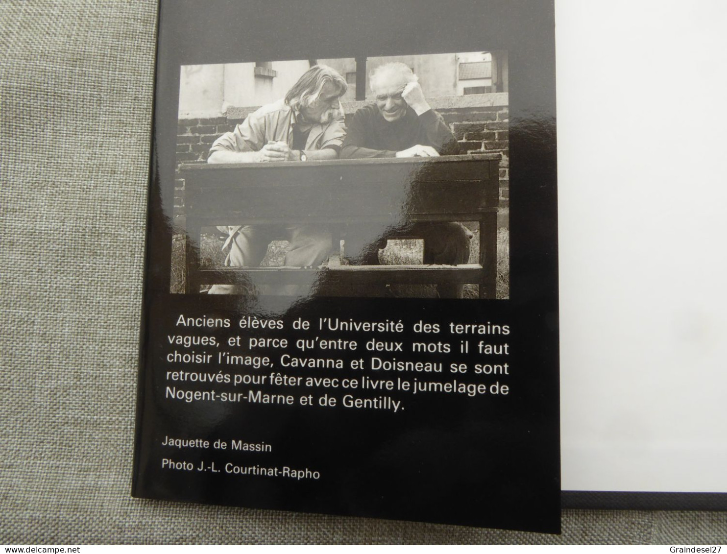 Livre "Les Doigts Pleins  D'encre" De Doisneau Et Cavanna Editions Hoëbeke 1996 En Très Bon état - Photographs