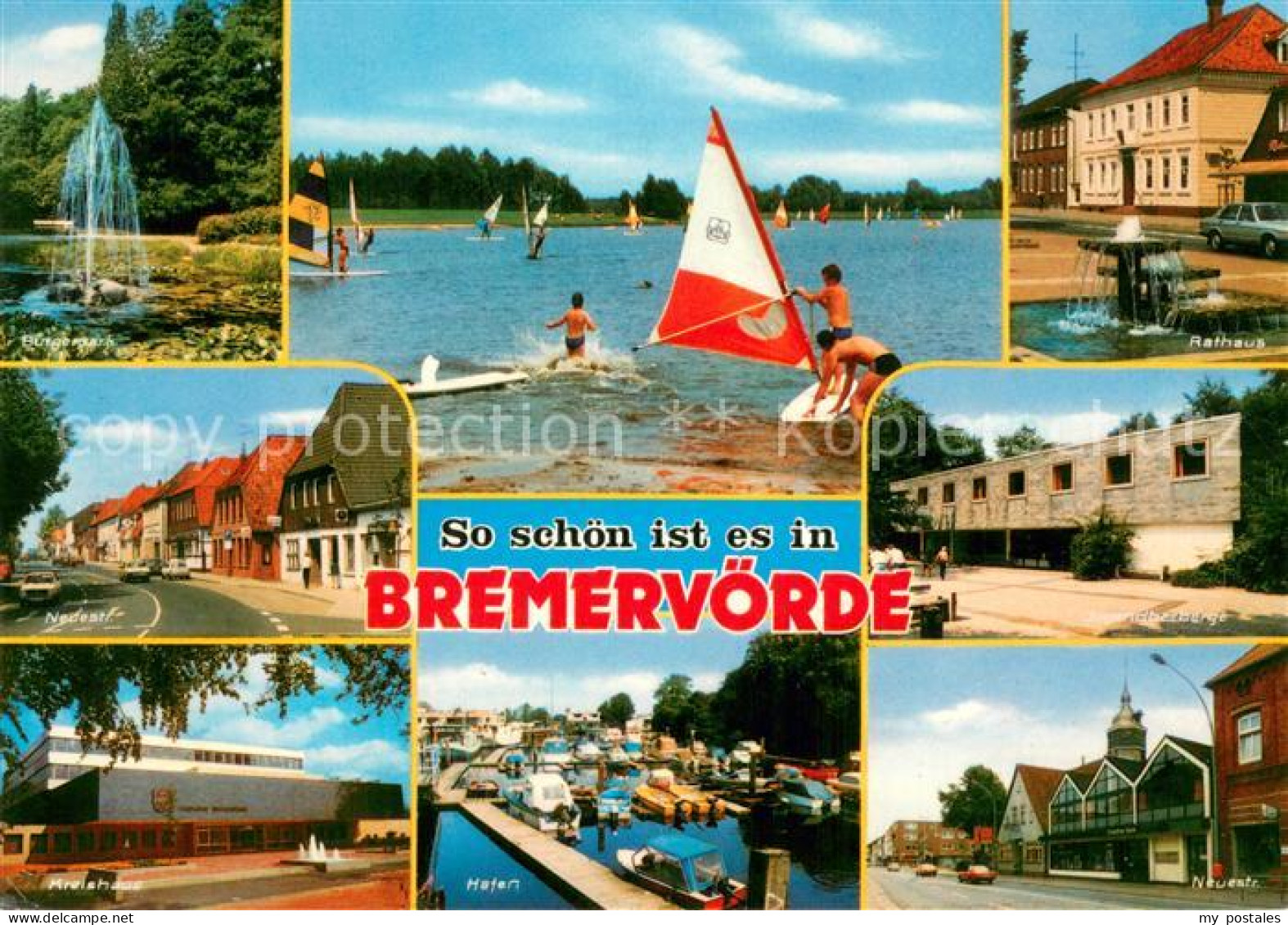 73731068 Bremervoerde Rathaus Hafen Buergerpark Neuestrasse Bremervoerde - Bremervoerde