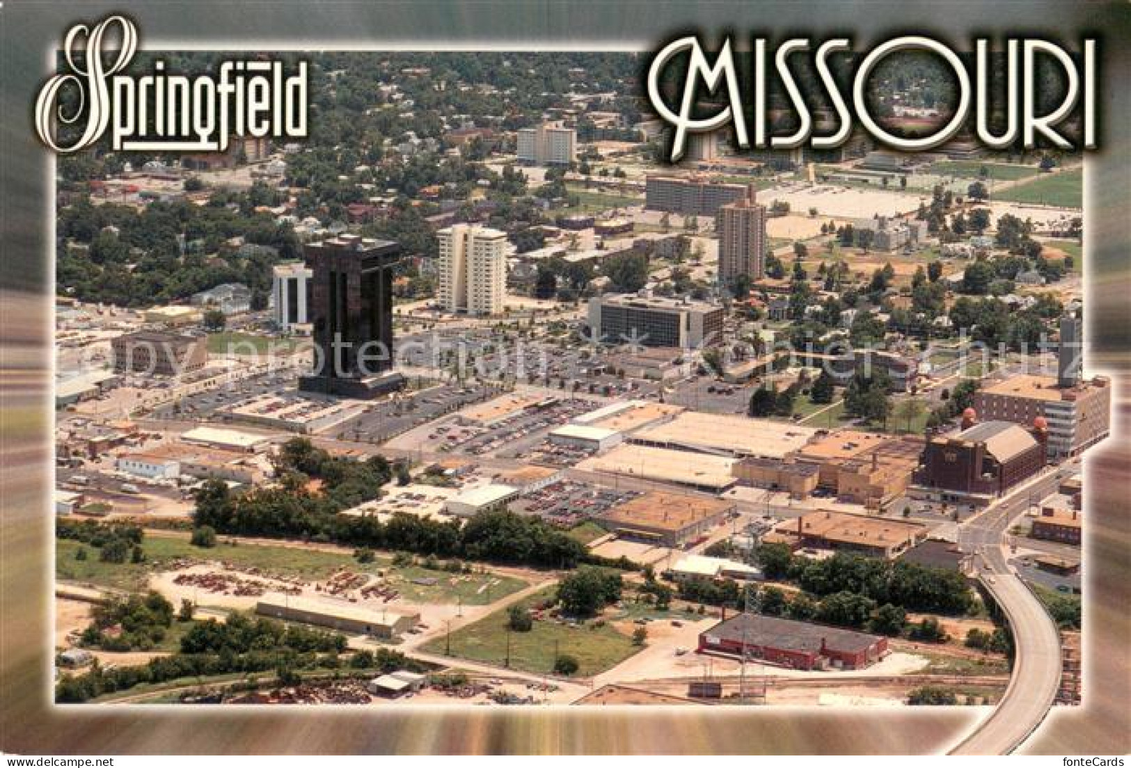 73744597 Springfield_Missouri Queen City Of The Ozarks Aerial View - Altri & Non Classificati