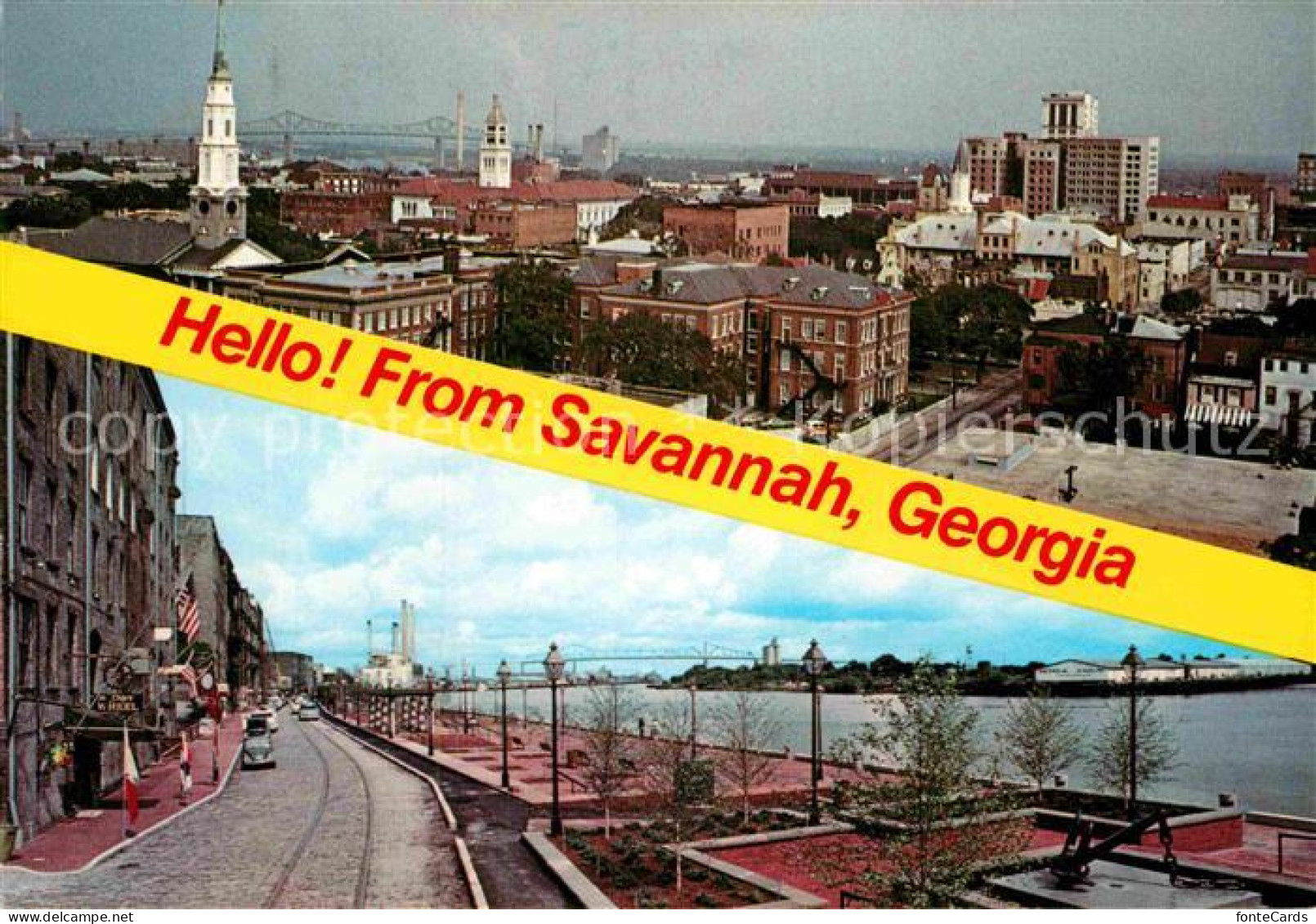 72897239 Savannah_Georgia Gesamtansicht Promenade - Andere & Zonder Classificatie