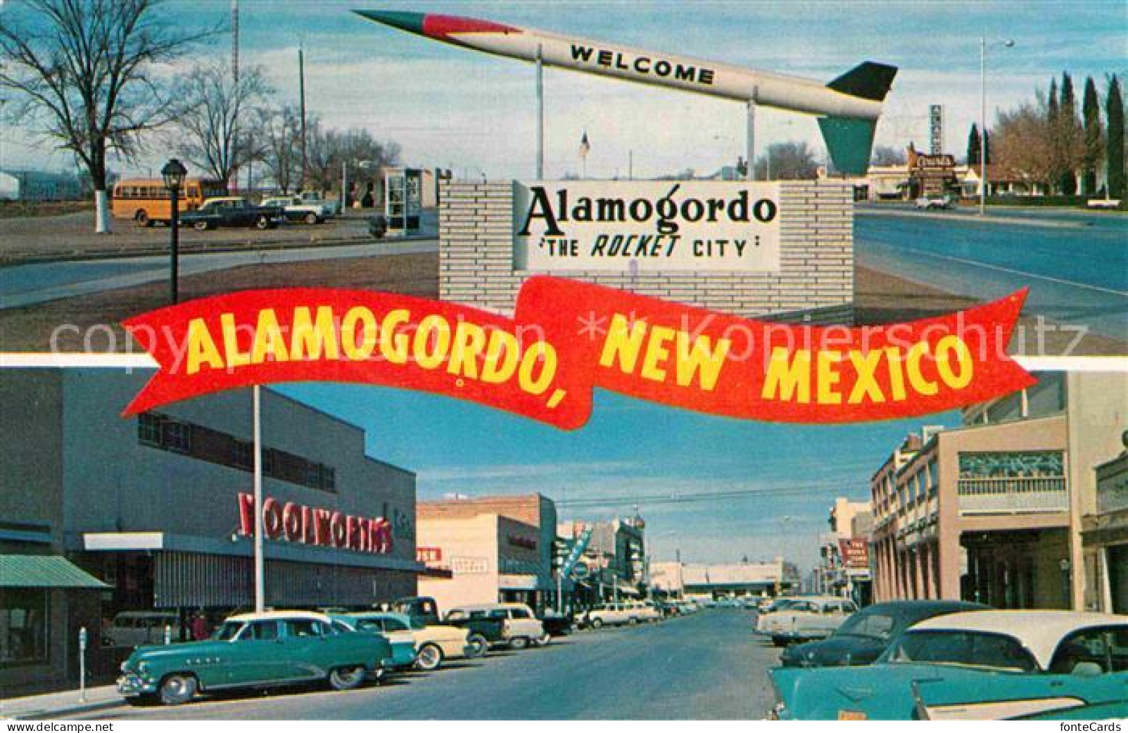 72894282 Alamogordo Rocket Greeting Sgn  - Altri & Non Classificati