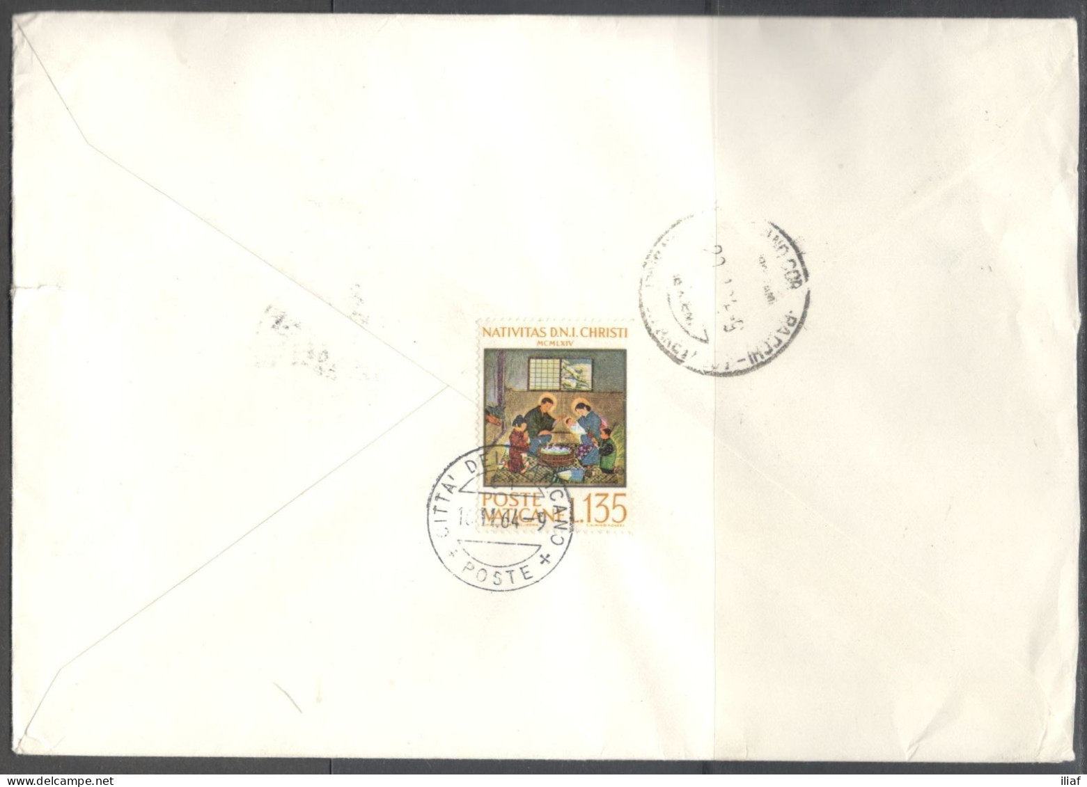 Vatican. Stamps Sc. 397-399 On Registered Letter, Sent From Vatican On 26.05.1983 To Paris, France - Briefe U. Dokumente