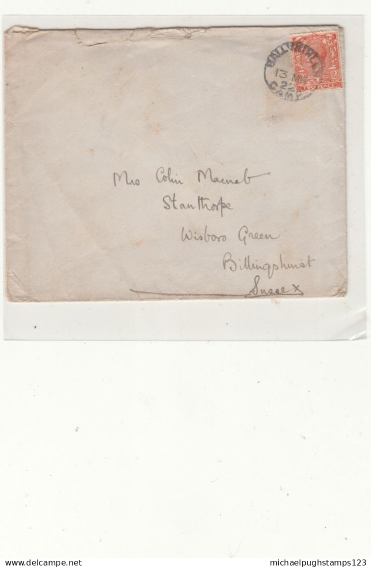 G.B. / Northern Ireland / County Down / 1922 Ballykinley Camp / Sussex Regiment - Non Classés