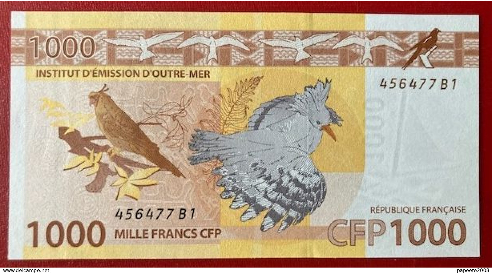 Nouvelle Calédonie - 1000 FCFP - 2014 - 1er Jeu De Signatures / Noyer-de Seze-La Cognata - Neuf / Jamais Circulé - Territorios Francés Del Pacífico (1992-...)