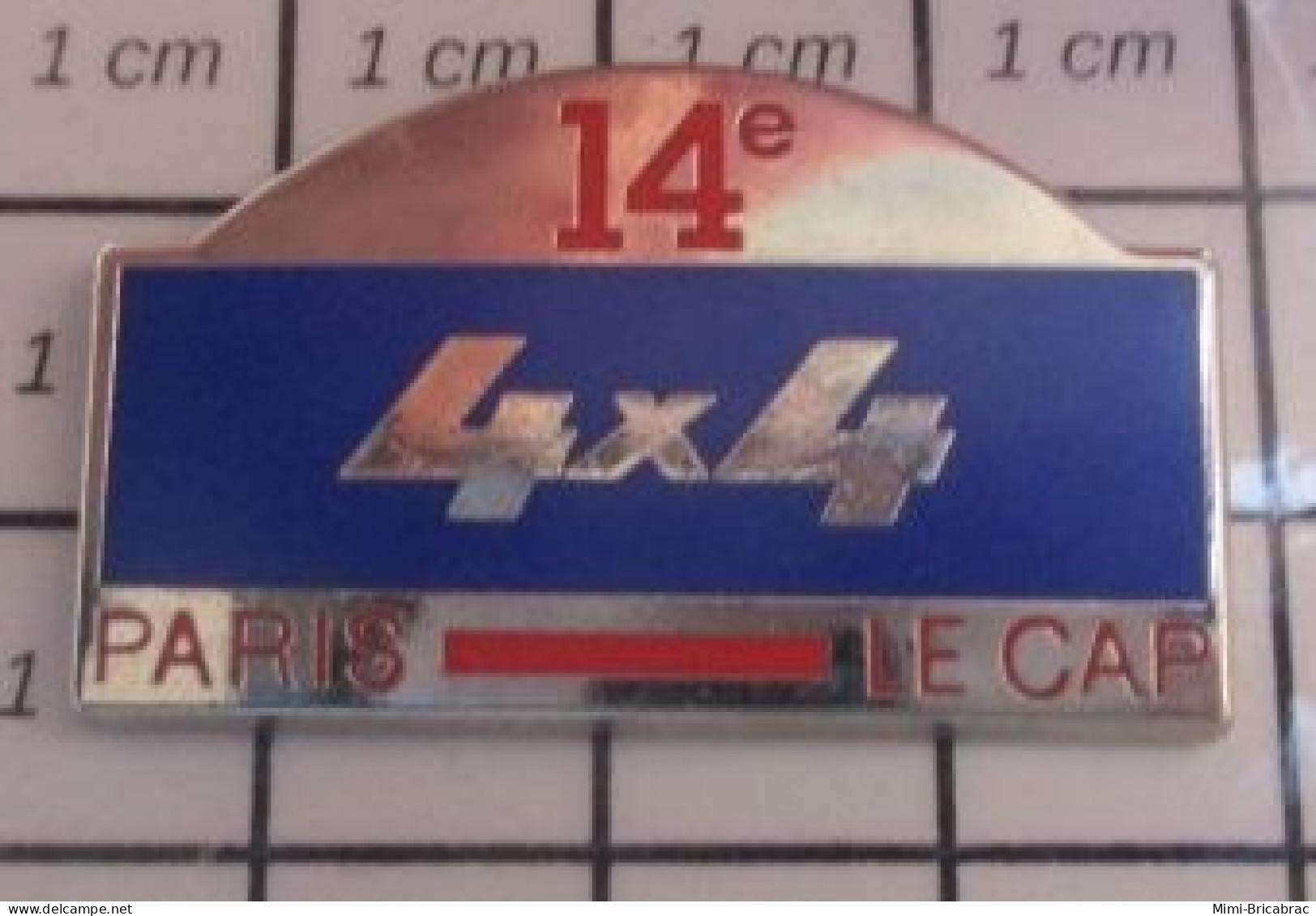 617 Pin's Pins / Beau Et Rare / AUTOMOBILES / 14e RALLYE PARIS LE CAP 4x4 - Rallye