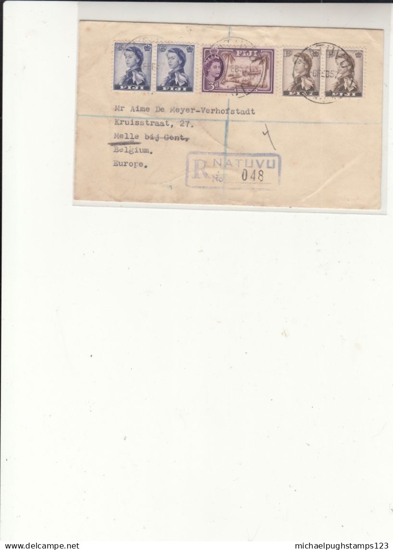 Fiji / Postmarks / Belgium - Fidji (1970-...)