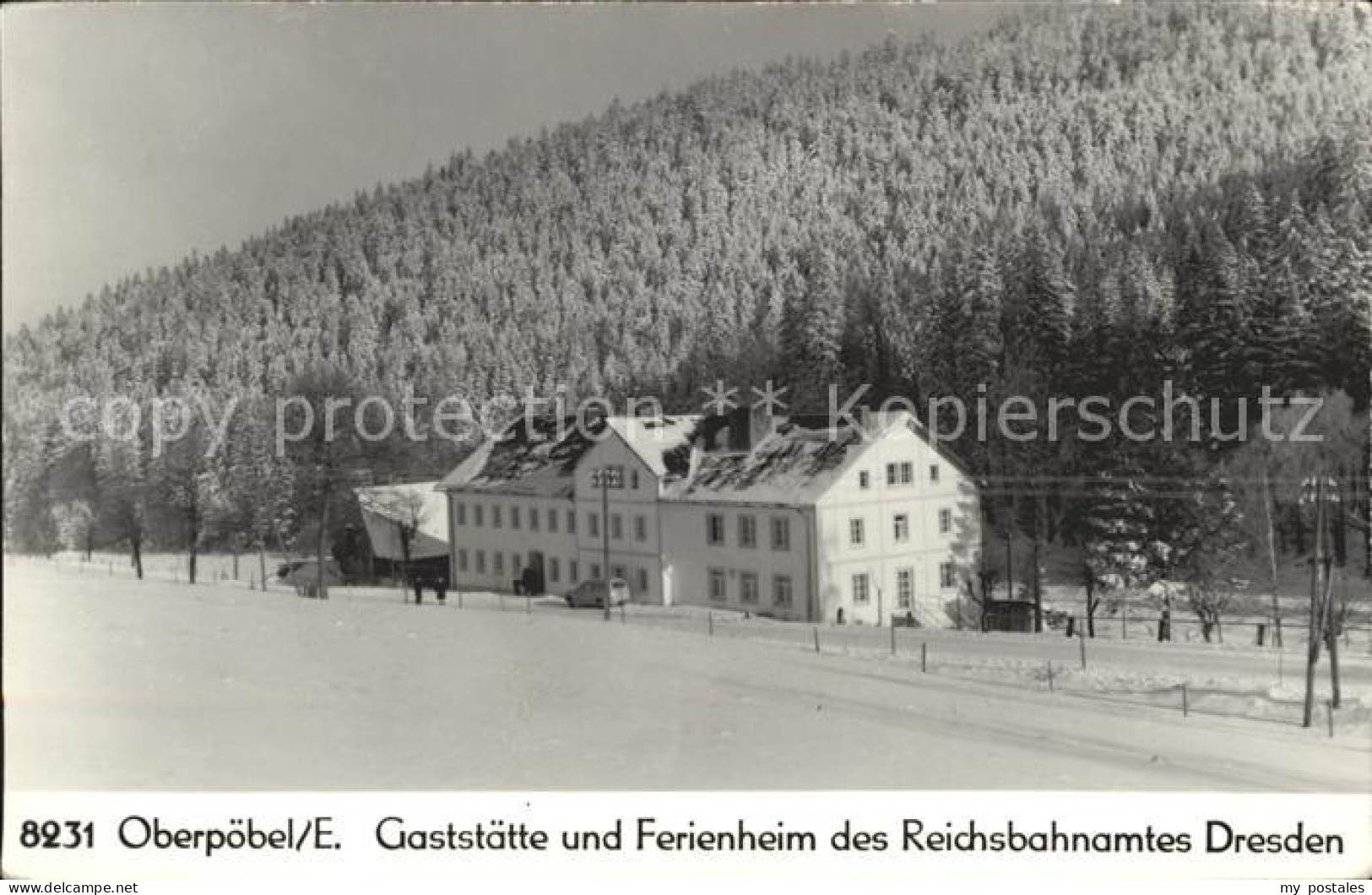 71991031 Oberpoebel Restaurant Ferienheim Des Reichsbahnamtes Dresden Oberpoebel - Schmiedeberg (Erzgeb.)