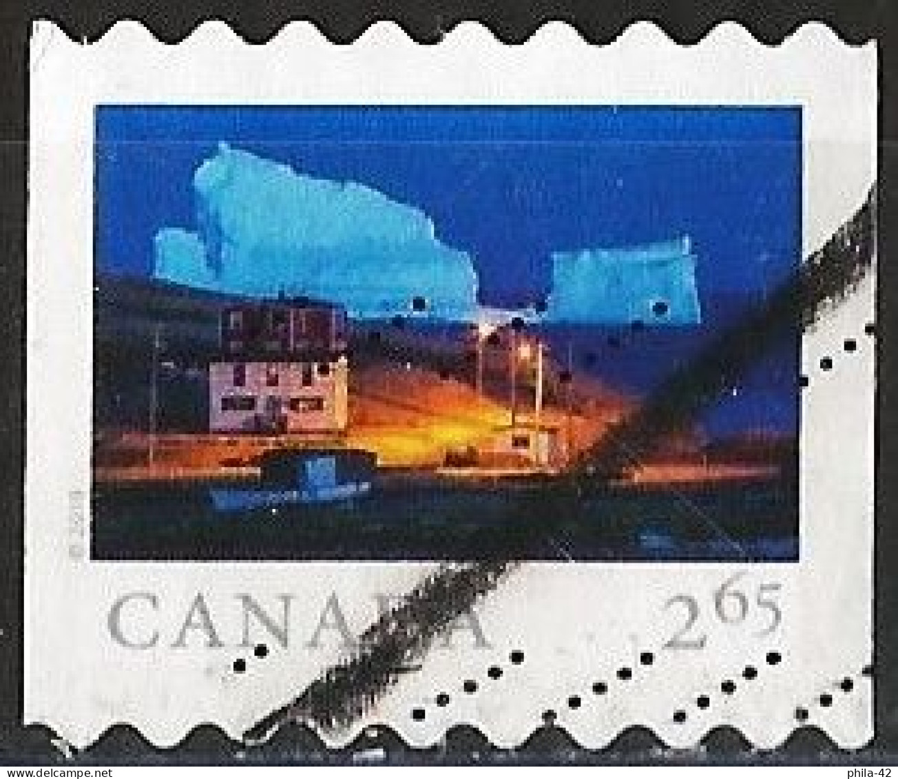 Canada 2014 - Mi Xxx - YT 3569 ( Iceberg Off Coast Of Newfoundland & Labrador ) Perf. 9 ¼ - Oblitérés