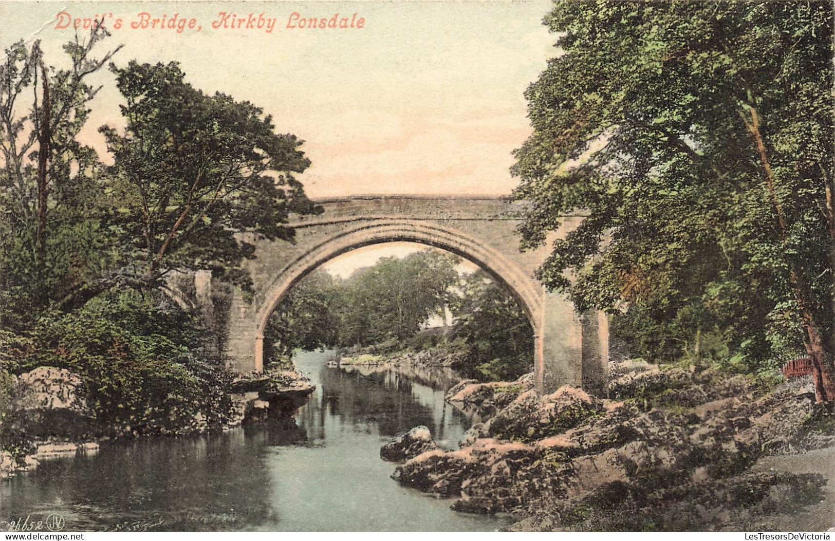 ROYAUME UNI - Cumberland / Westmorland - Devil's Bridge - Kirkby Lonsdale - Colorisé - Carte Postale Ancienne - Andere & Zonder Classificatie