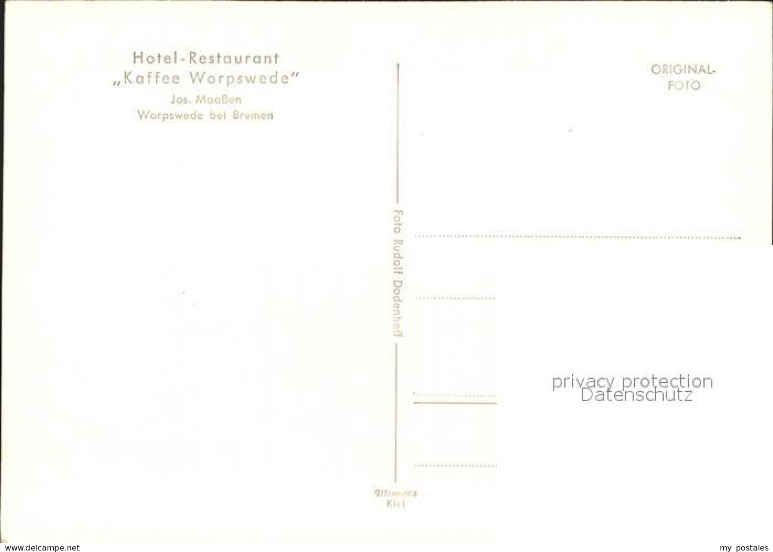 71983504 Worpswede Hotel Restaurant Kaffee Worpswede Worpswede - Worpswede