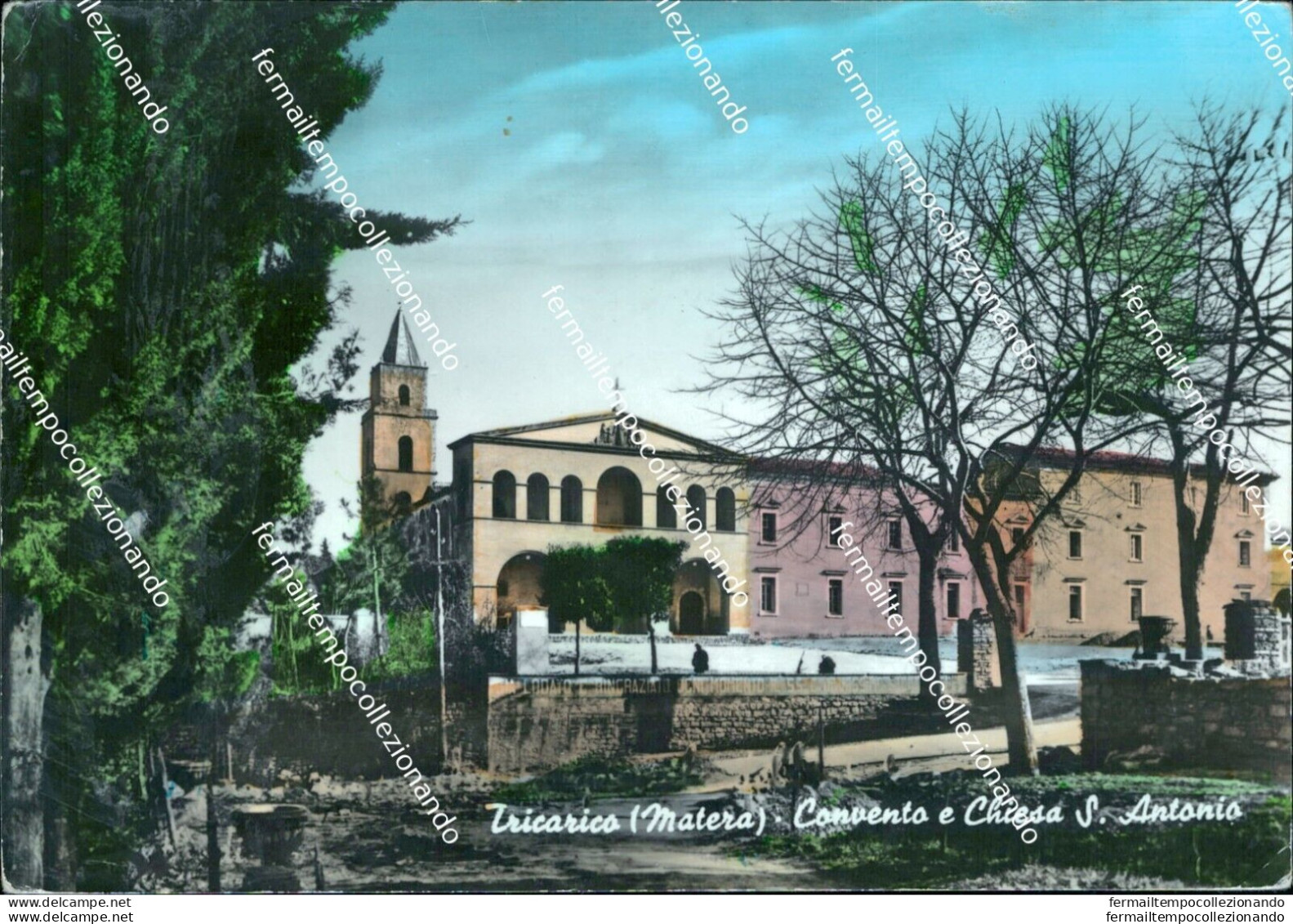 Bl433 Cartolina Tricarico Convento E Chiesa S.antonio Provincia Di Matera - Matera