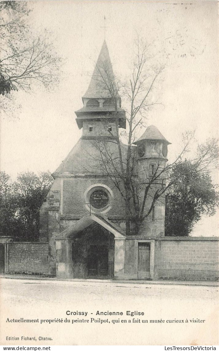 FRANCE - Croissy Sur Seine - Vue Générale D'une Ancienne église - Carte Postale Ancienne - Croissy-sur-Seine