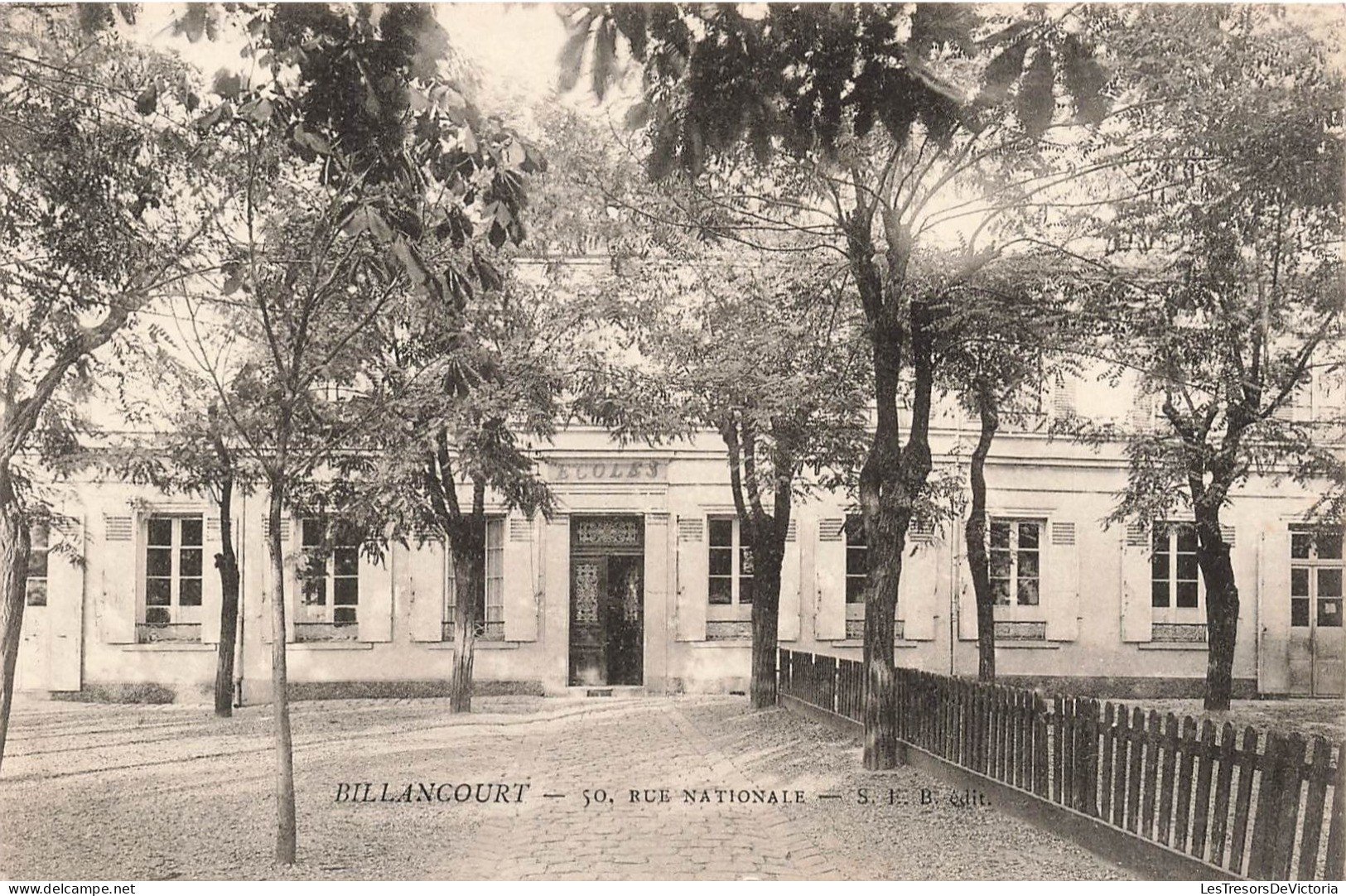 FRANCE - Boulogne Billancourt - Rue Nationale - Carte Postale Ancienne - Boulogne Billancourt