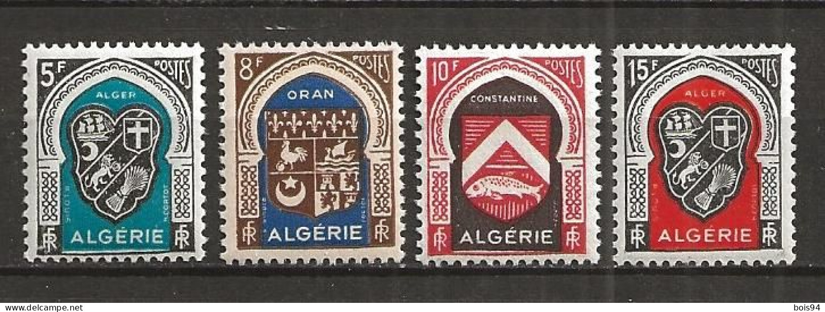 ALGERIE 1948 . Série N°s 268 à 271 . Neufs ** (MNH) - Neufs