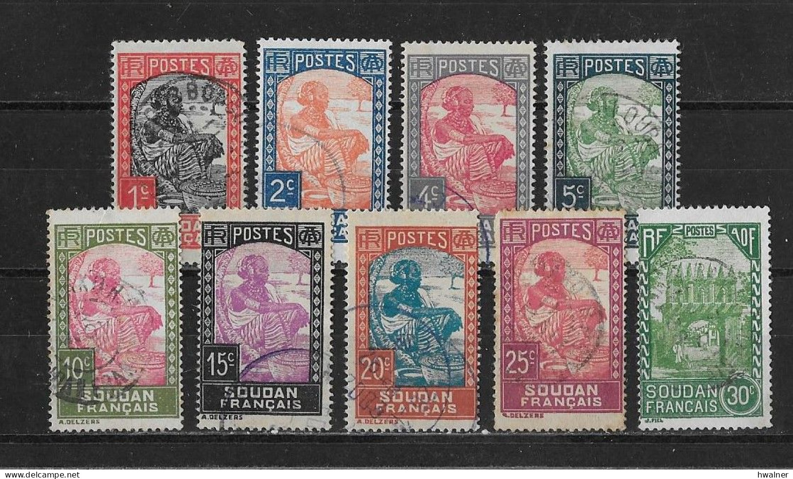 Soudan Yv. 60 - 68 O. - Used Stamps