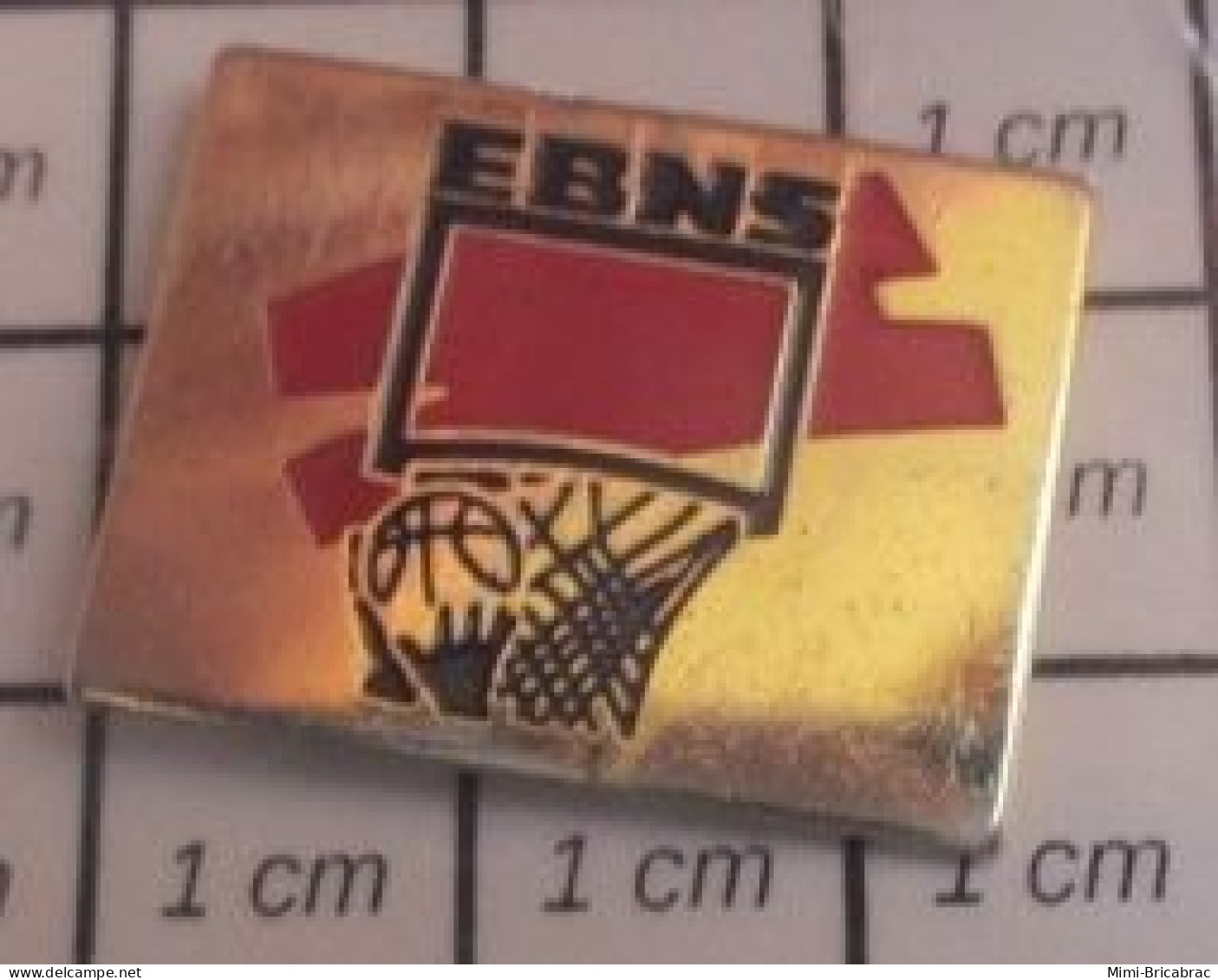 313F Pin's Pins / Beau Et Rare / SPORTS / BASKET-BALL CLUB EBNS - Basketbal