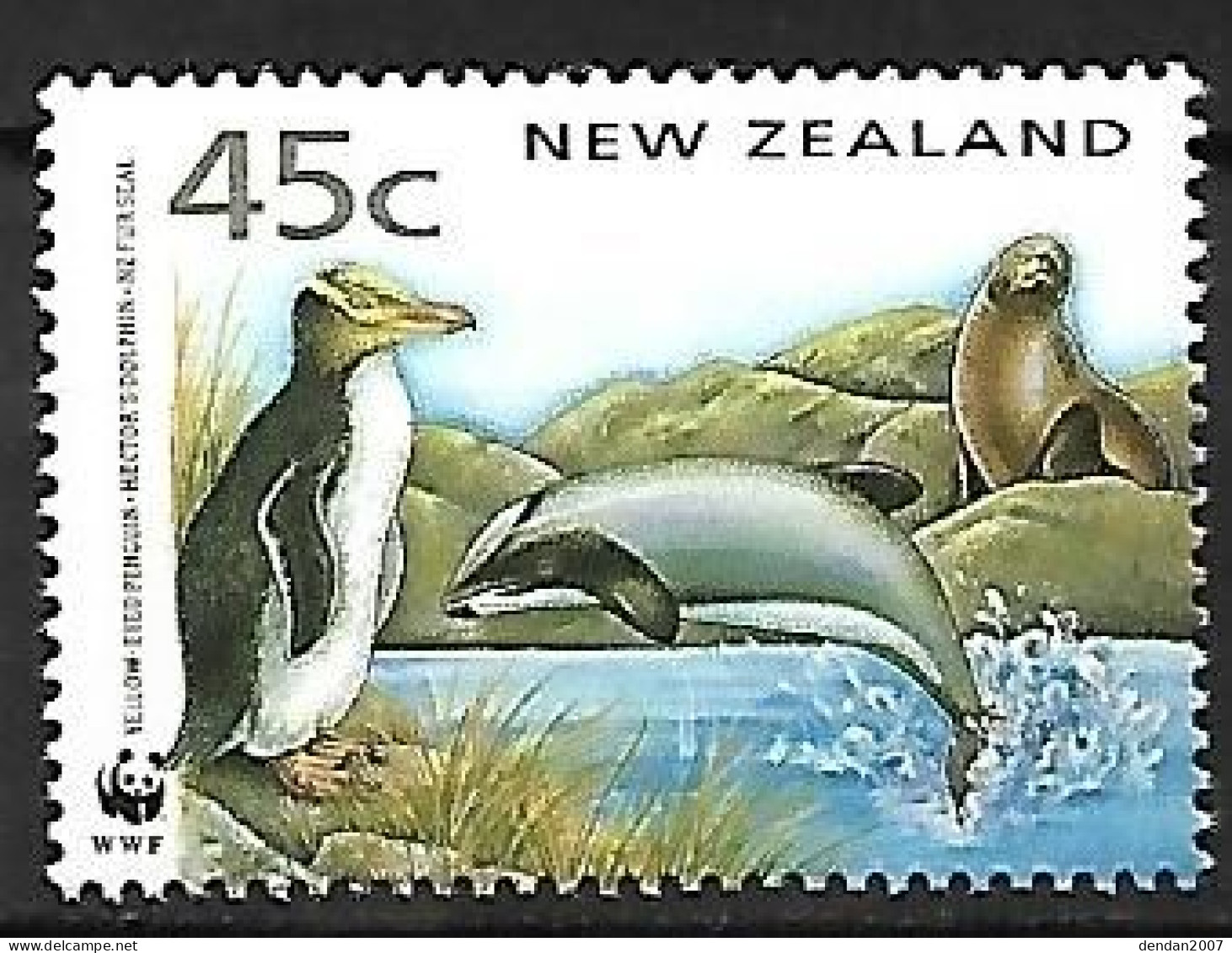 New Zealand - MNH ** 1993 :  Yellow-eyed Penguin  - Megadyptes Antipodes - Pingueinos